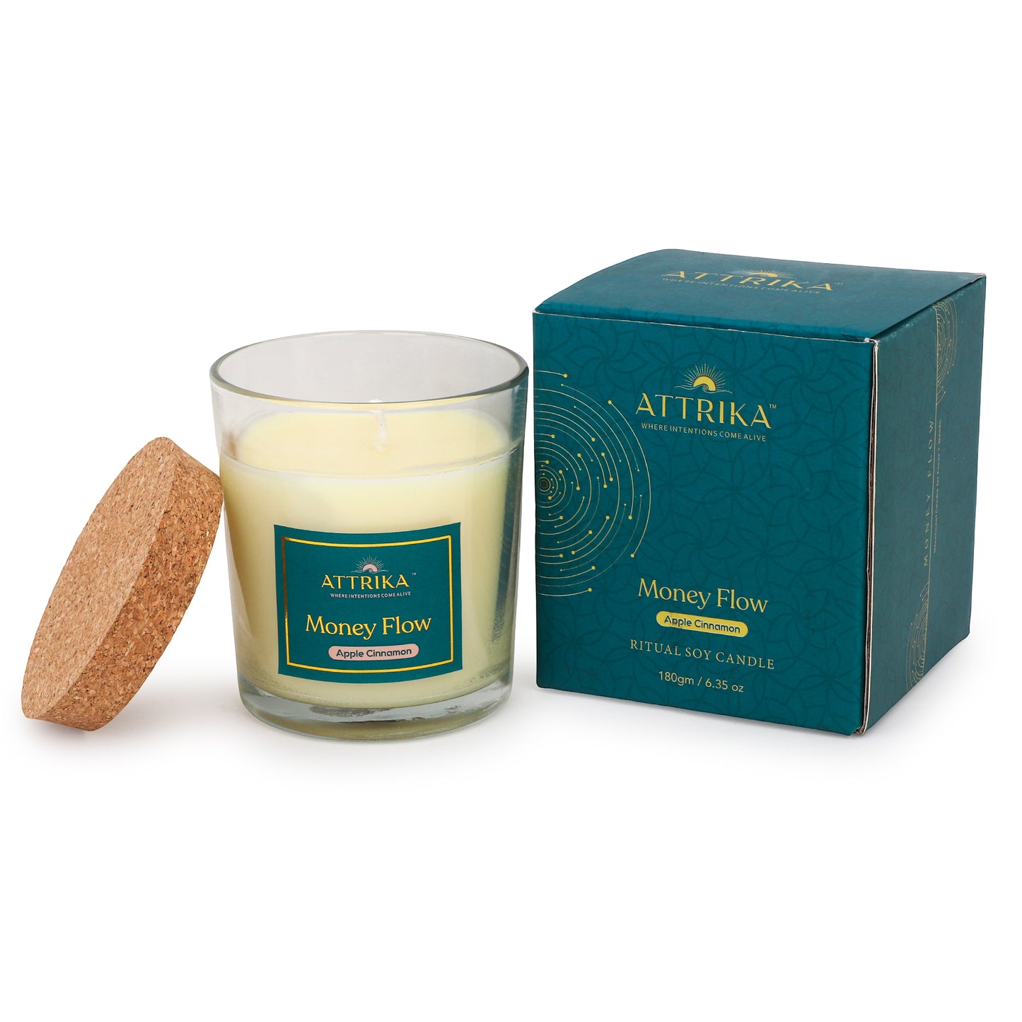 Attrika’s Money Flow Candle + Reed Diffuser Combo