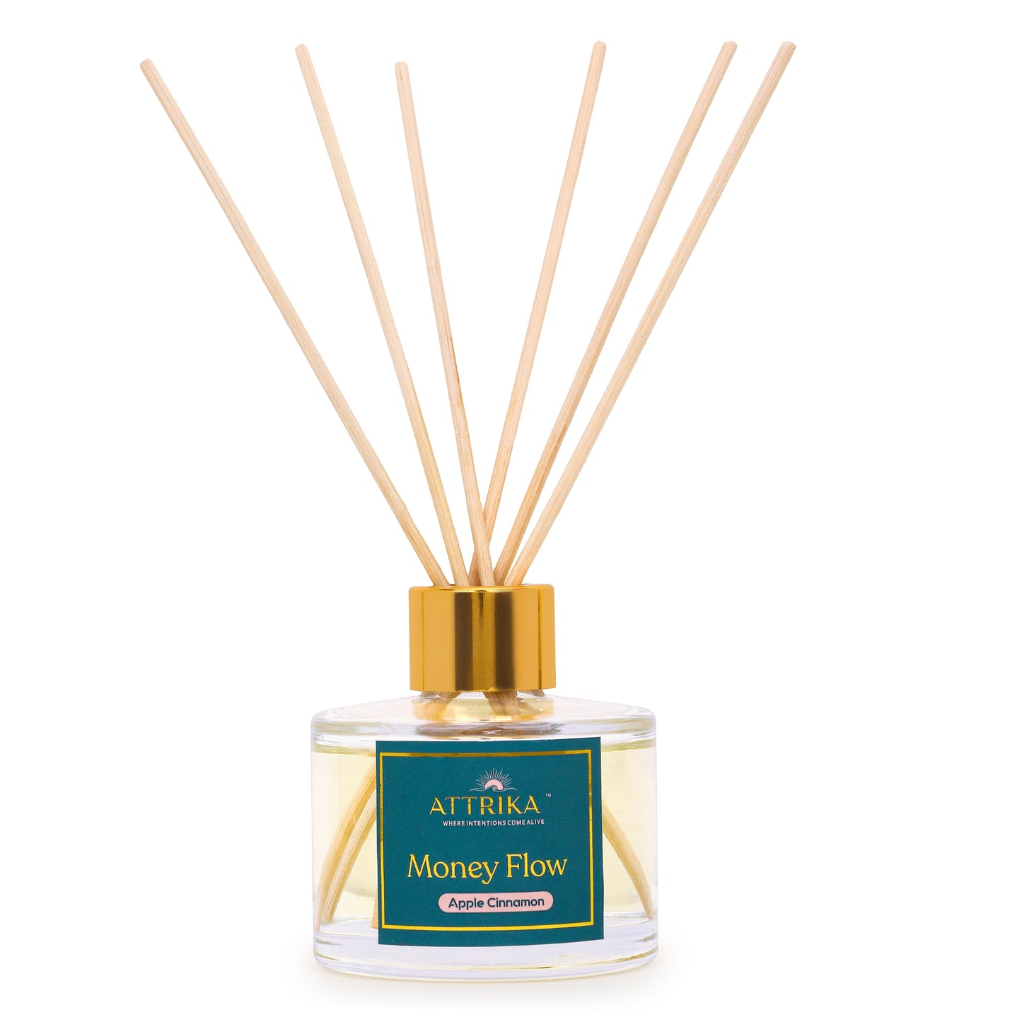Attrika's Money Flow Reed Diffuser + Divine Love Candle Combo