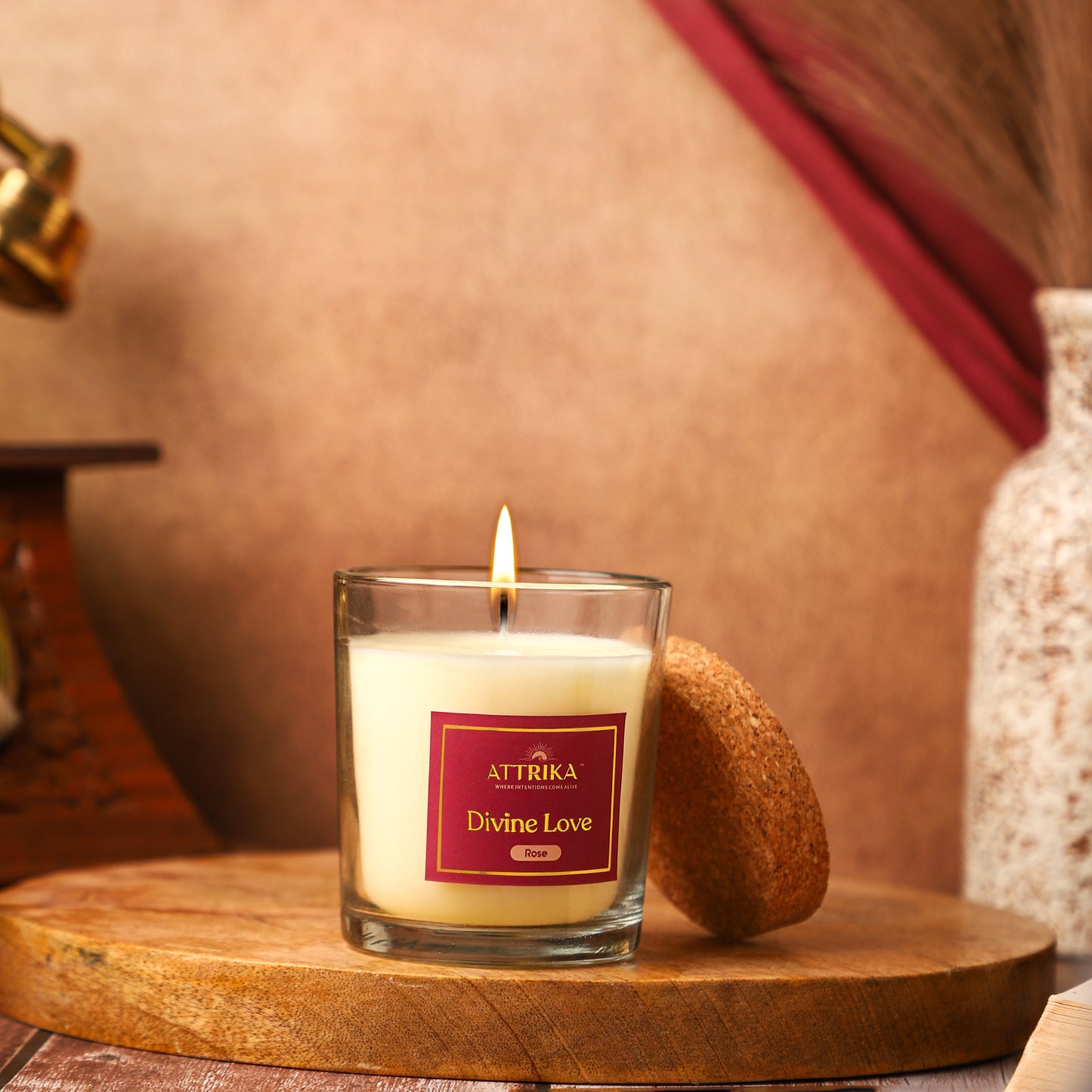 Attrika’s Divine Love Candle + Reed Diffuser Combo